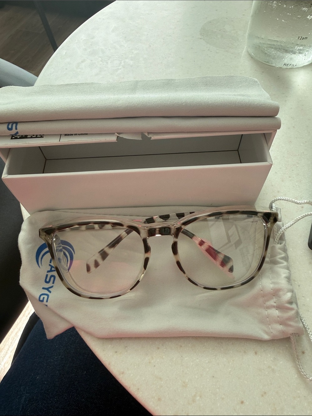 Safety Tortoiseshell Cat-Eye glasses